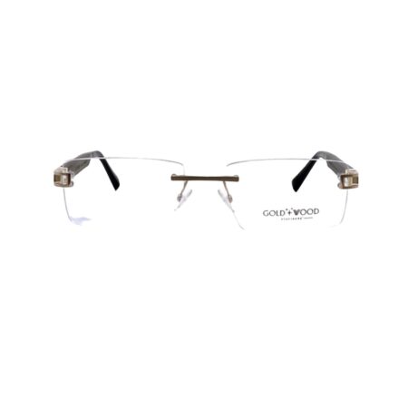 Gold & Wood Eyeglasses Cosmos 04 A92 @EYESHOP