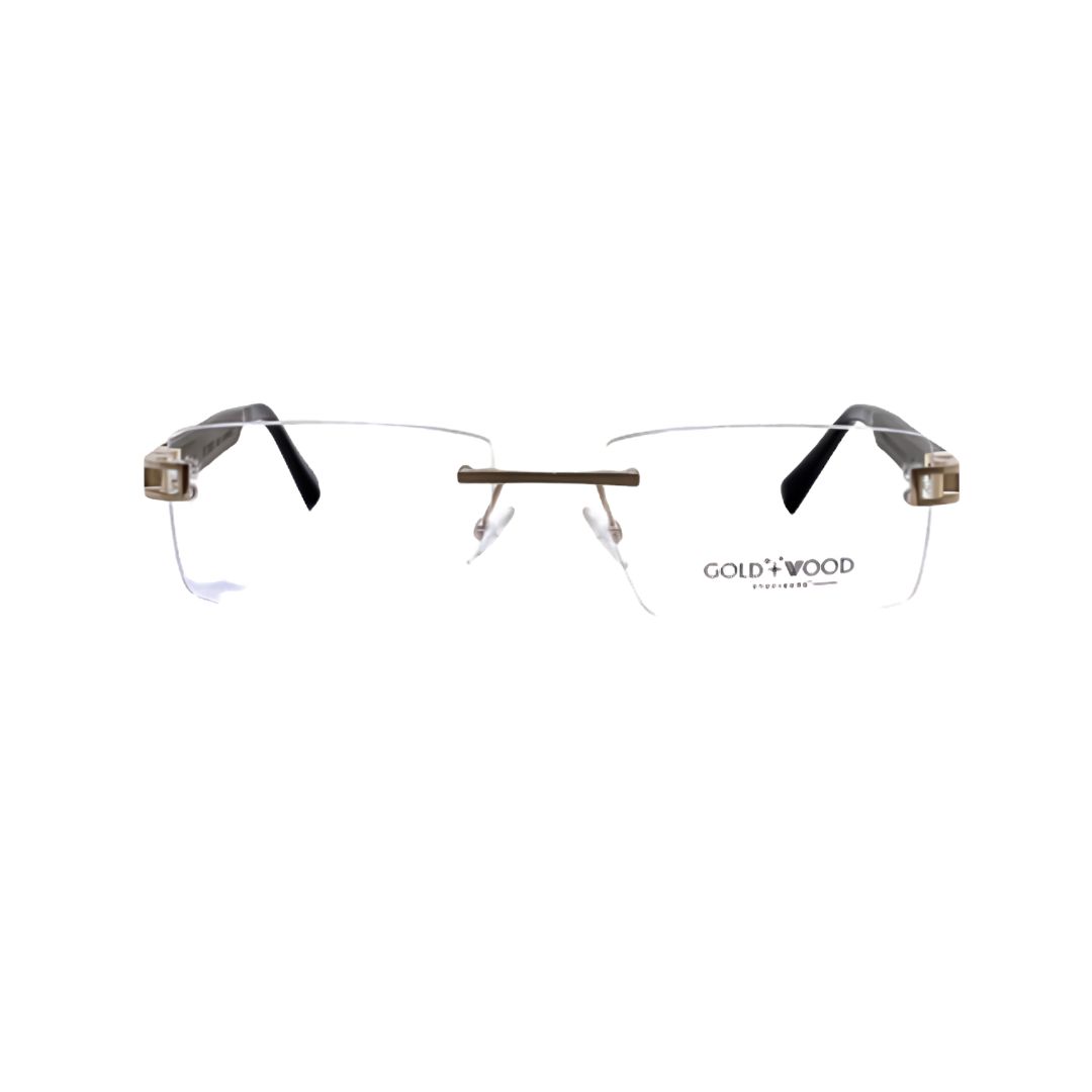 Gold & Wood Eyeglasses Cosmos 04 A92 @EYESHOP