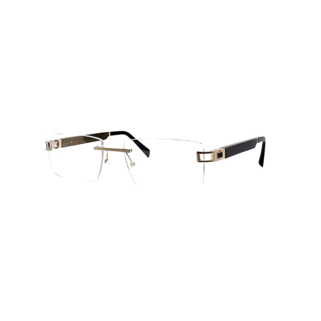 Gold & Wood Eyeglasses Cosmos 04 A92 @EYESHOP - Image 2